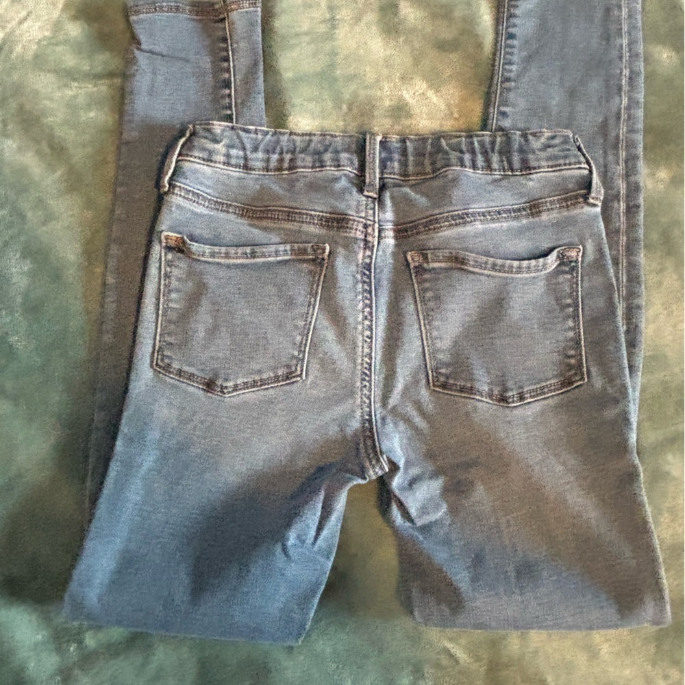2 pair Girls Old Navy Rock Star jeggings. Size 12 adjustable waist. - Picture 9 of 14